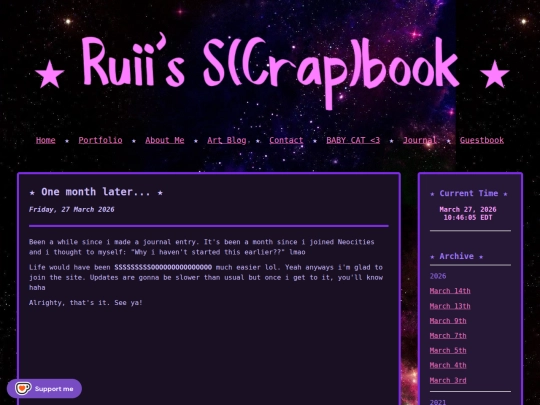 Journal/entry-2026-03-27 screenshot