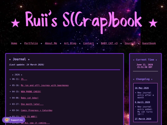 journal screenshot