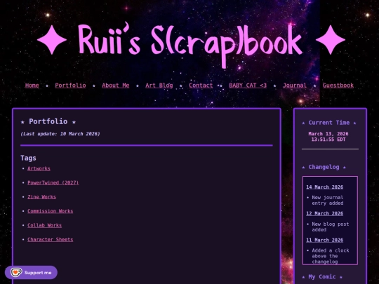 portfolio screenshot