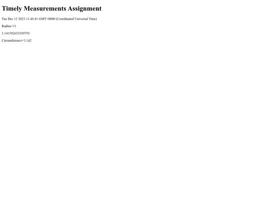 JavascriptFolder/TimelyMeasurements screenshot