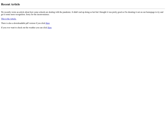 NewsHomepage screenshot