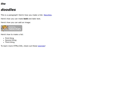 index screenshot
