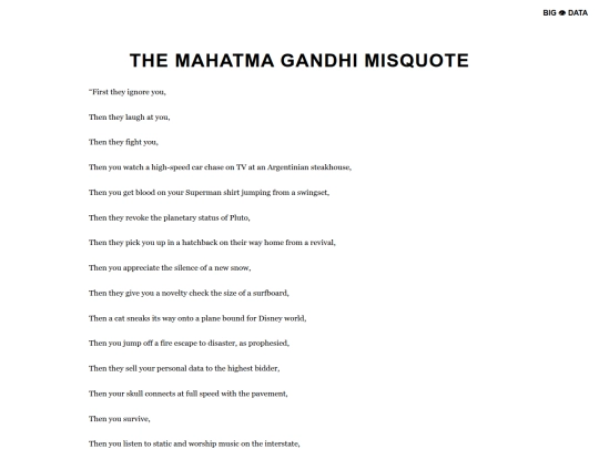 gandhimisquote/gandhitranscript screenshot
