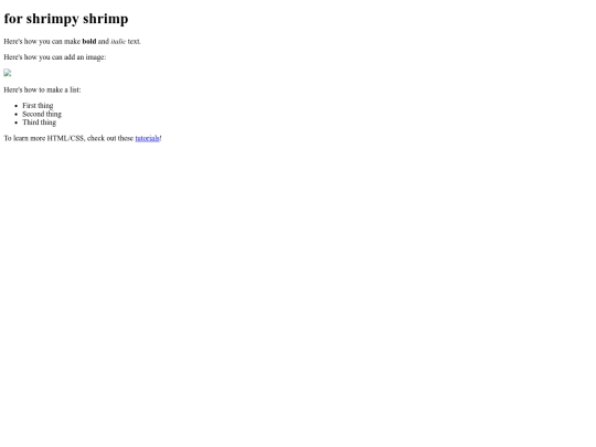 index screenshot