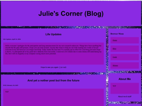 blog screenshot