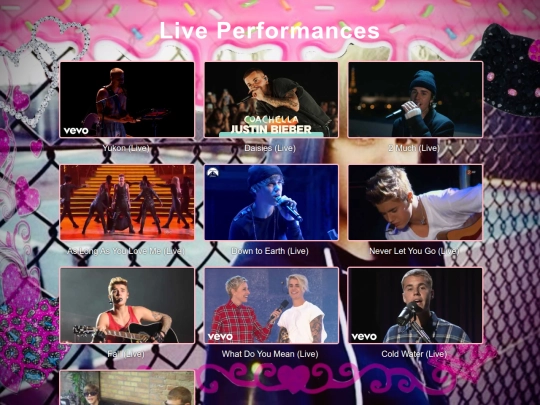 live-performances screenshot