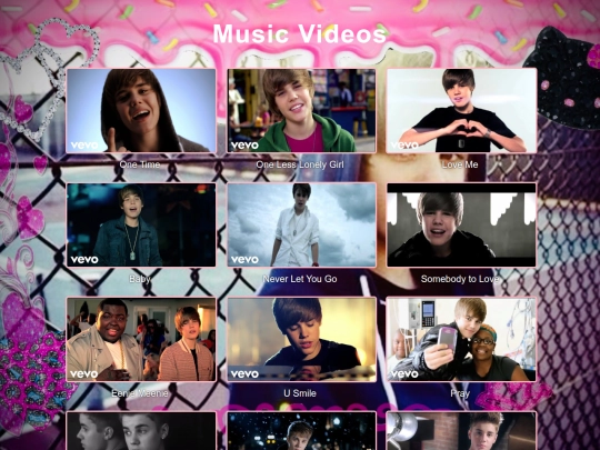 music-videos screenshot