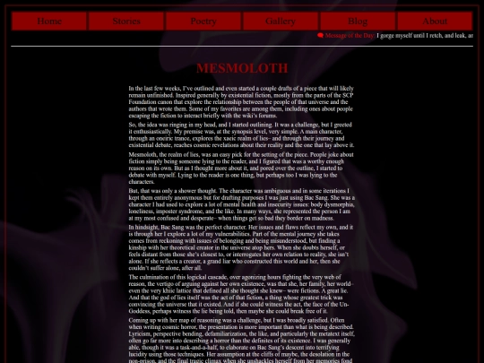 blog/Mesmoloth screenshot
