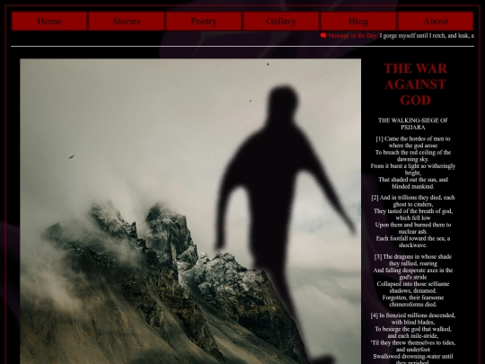 poetry/The War Against God screenshot