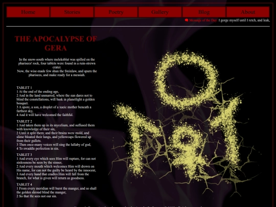 stories/The Apocalypse of Gera screenshot
