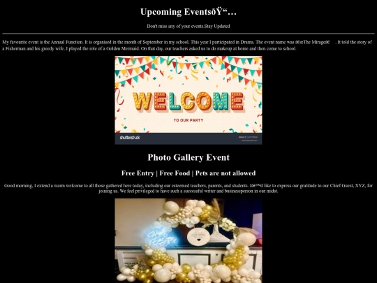 even/event screenshot