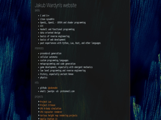 index screenshot