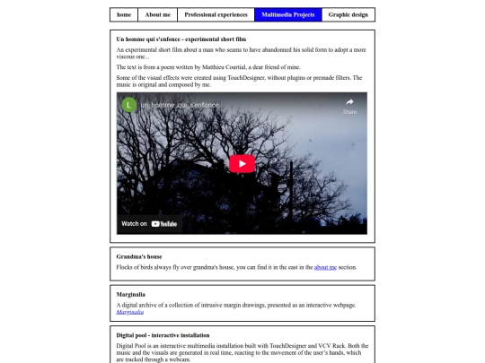 multimedia_projects screenshot