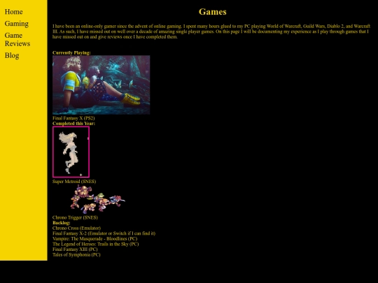 gaming/home screenshot