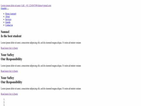 index screenshot