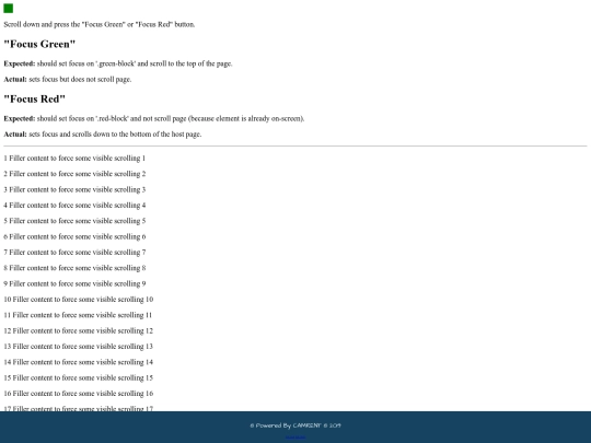 testfocus screenshot