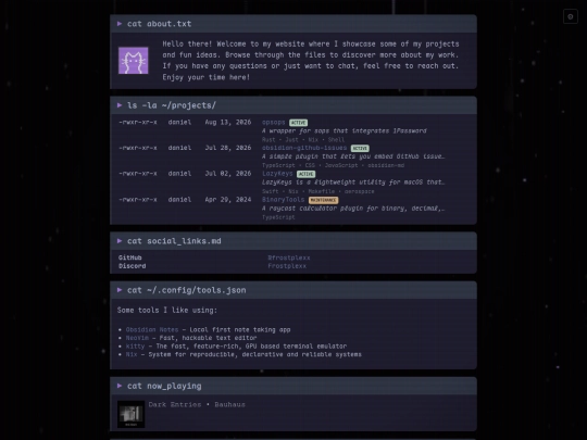 index screenshot