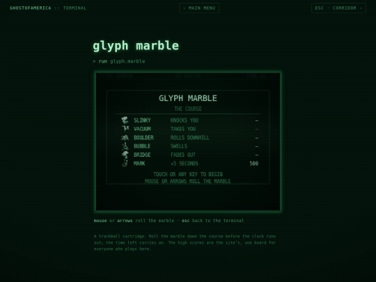 prototypes/page-glyph-marble screenshot