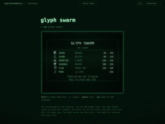 prototypes/page-glyph-swarm screenshot