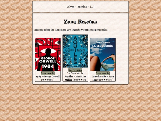 Interests/lectura/resenas screenshot