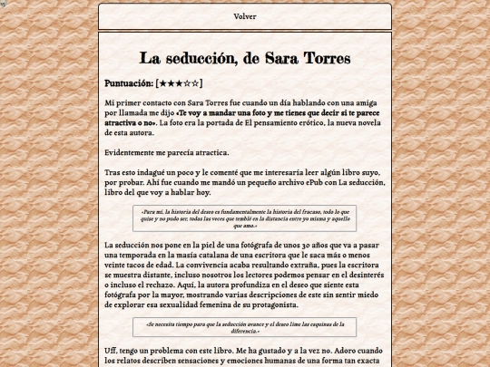 Interests/lectura/resenas/laseduccion screenshot