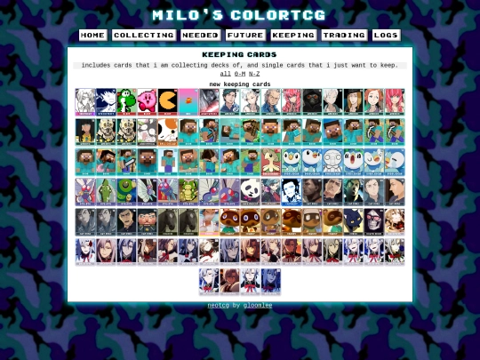 keepingcards screenshot