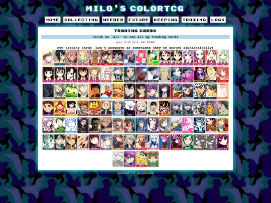 tradingcards screenshot