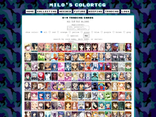 tradingcards0-M screenshot