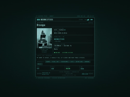 aboutme screenshot