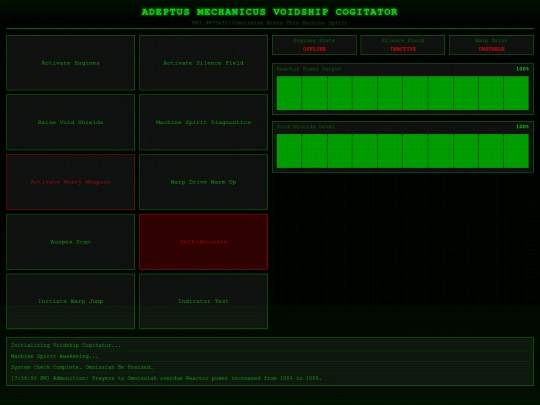 Voidship Gamma touch screenshot