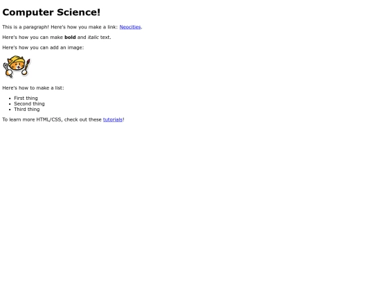 index screenshot