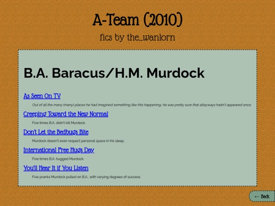 fic/a-team screenshot