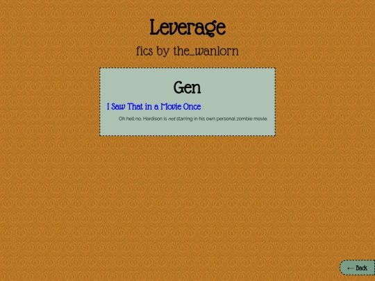 fic/leverage screenshot