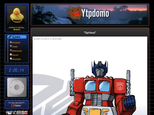 artworks/optimus screenshot