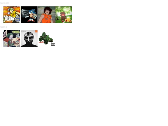 playlists screenshot