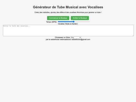 generateurvocal screenshot