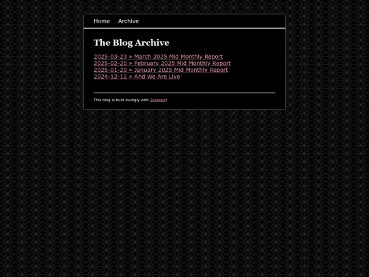 blog/archive screenshot
