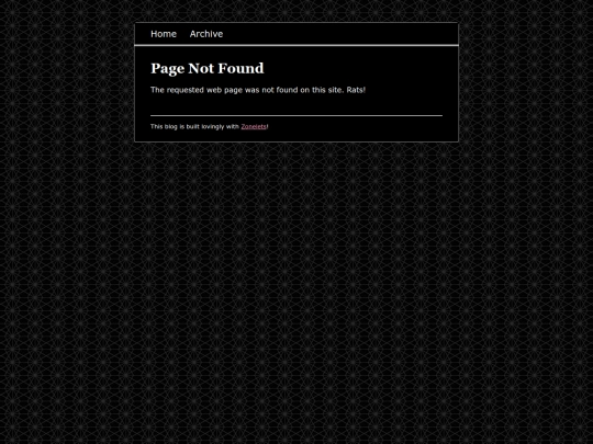 blog/not_found screenshot