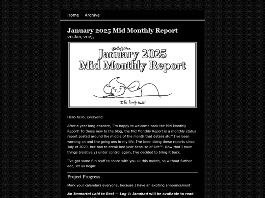 blog/posts/2025-01-20-January-2025-Mid-Monthly-Report screenshot