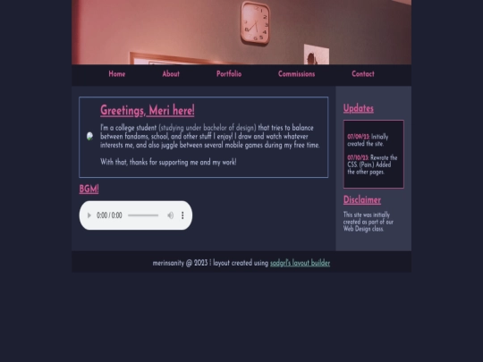 index screenshot