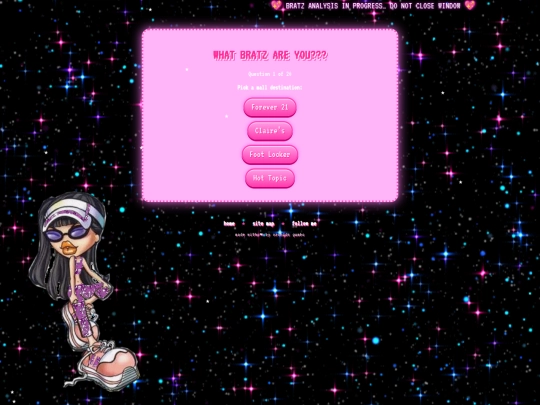 bratzquiz screenshot