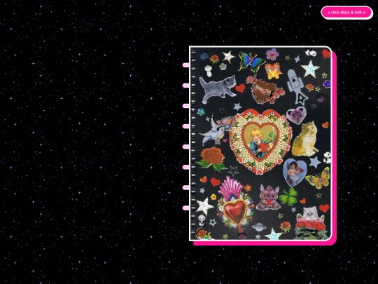 diary screenshot