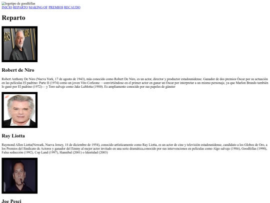 sitioweb/reparto screenshot