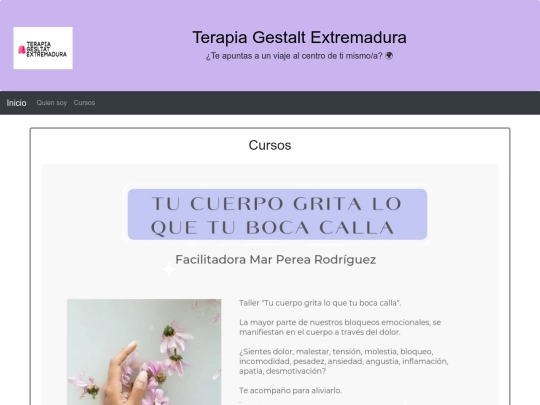 pagina-def/cursos screenshot
