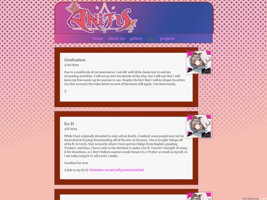 blog screenshot