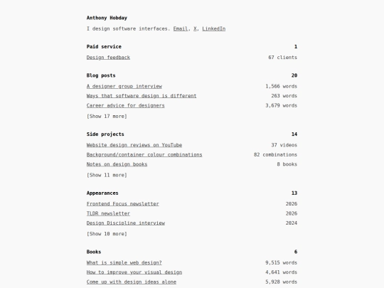 index screenshot