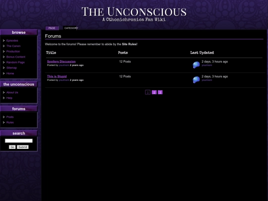 forums screenshot