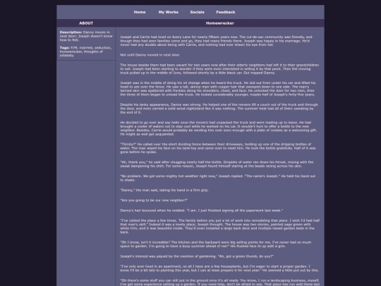 StoryHomewrecker1 screenshot