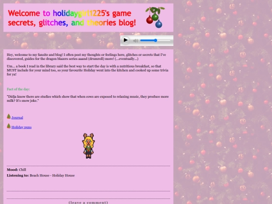 blog screenshot