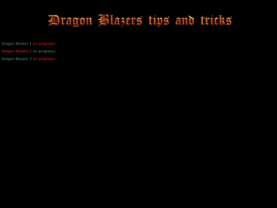 dragonblazers screenshot